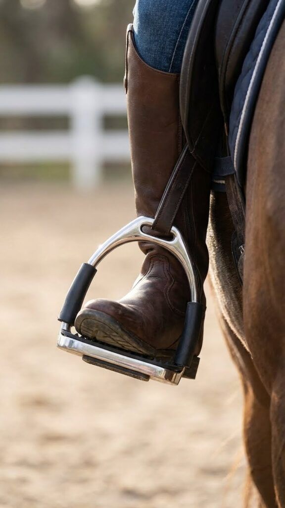 elitegrip stainless steel horse stirrup