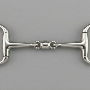 A professional Elite Eggbutt Lozenge bit with stainless steel cheeks and a central lozenge mouthpiece.